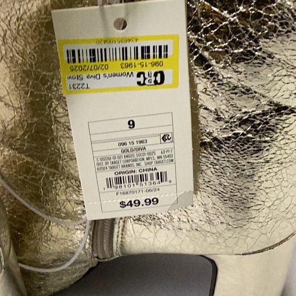 Diva Stovepipe Tall Boots - A New Day - Gold - new - Picture 9 of 10